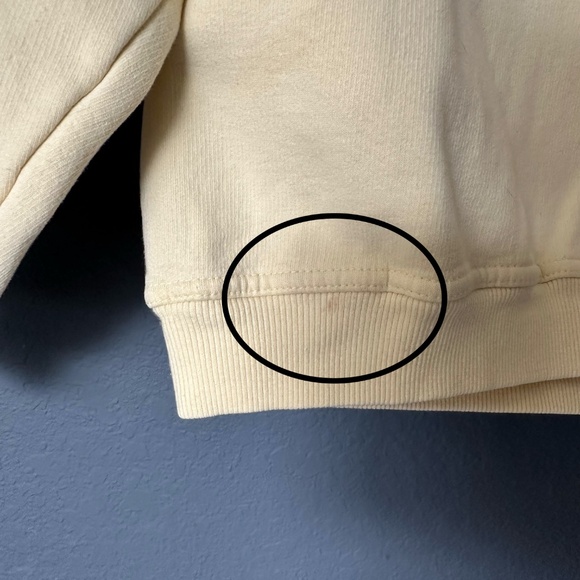 Vintage Keeneland Horse Racing Fleece Pullover Womens Small Yellow Long Sleeve - Picture 10 of 10